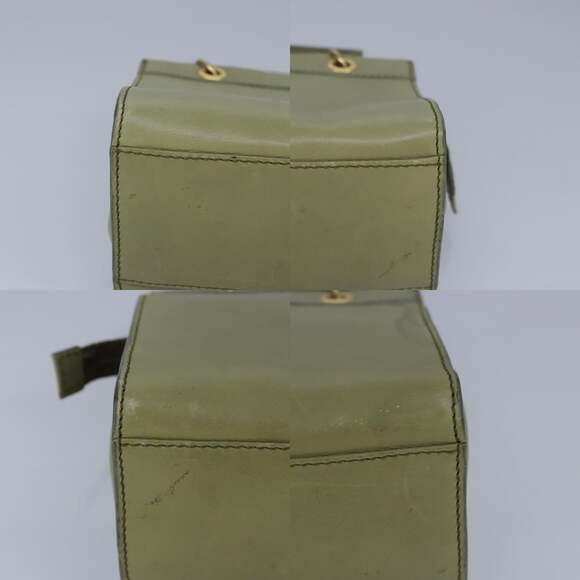 CELINE Hand Bag Leather Khaki - Picture 10 of 12